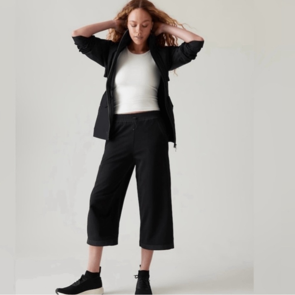 Athleta Black Wide Leg Pants